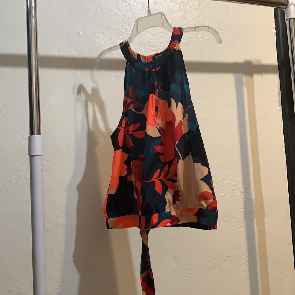 EXPRESS floral tank (sz M) NEVER WORN!!!